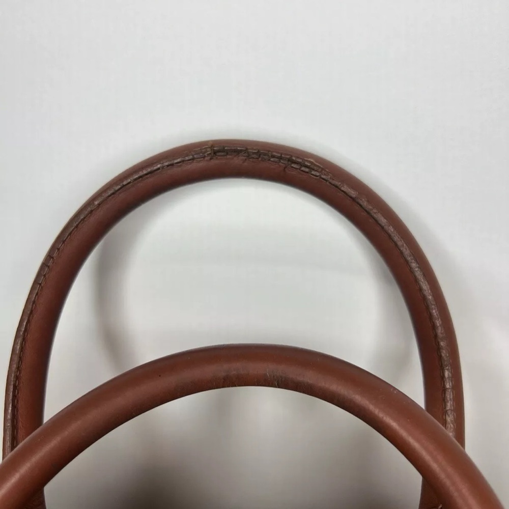 MCM Monogrammed Boston Leather Bag - Picture 7 of 13